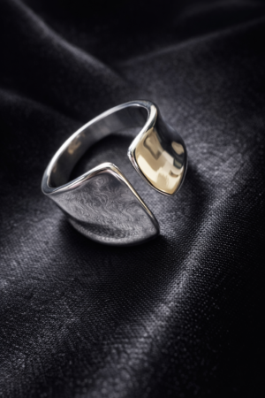 Anillo Adaptable Espejismo Chunky