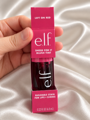 e.l.f. Sheer For It Blush Tint ♥️ Left On Red
