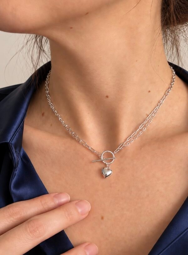 Collar Corazón Cautivo 💓