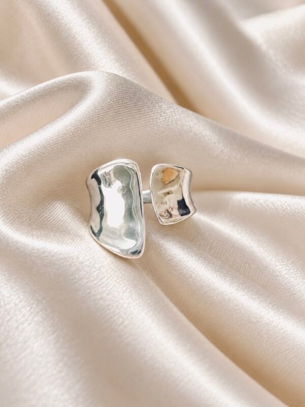 Anillo Adaptable Espejismo Chunky