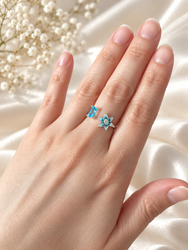 Anillo Adaptable Flor de Atlantis