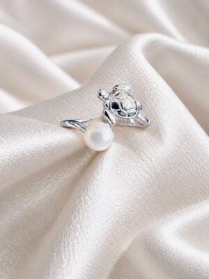 Anillo Adaptable Tortuga Perla