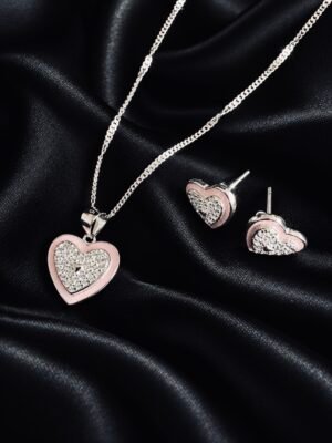 Conjunto Corazón Rosa 🩷