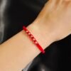 IMG_4170 Pulsera de Hilo Rojo con Esferas