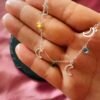 Tobillera Lunas y Cristales